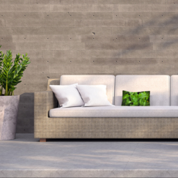 Abstract Background Of Dark Green Leaves Outdoor Cushion - Green - thumbnail 2