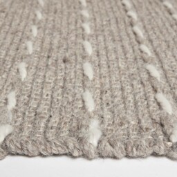 Patna Beige and Natural Kilim Wool Rug - Beige / 200cm - thumbnail 4