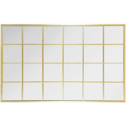 MirrorOutlet Fenestra - Gold Modern Window Leaner Wall Mirror 174CM X 110CM - Gold - thumbnail 3