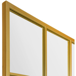MirrorOutlet Fenestra - Gold Modern Window Leaner Wall Mirror 174CM X 110CM - Gold - thumbnail 5