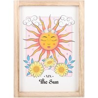 Radiant Sun Framed Wall Art Print For Cheerful Spaces - Multicolor - thumbnail 1