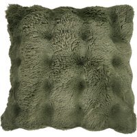 Meribel Faux Fur Cushion - Green