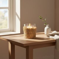Kuta Natural Medium Candle Holder - Natural