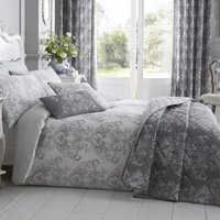 Toile Grey Duvet Set - Grey / Superking