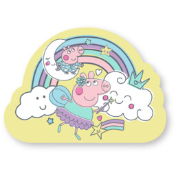 Peppa Pig Reversible Cushion - Multicolour - thumbnail 2