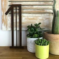 Personalised Metal lettering , Personalised Gift , Rusty Art Deco Number  1 - Rusted