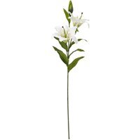 Set of 3 Madonna Lily Silk Look Sprays - White