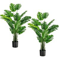 Artificial Monstera Plants - Green - image 1