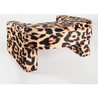 OHS Leopard Print Gaming Desk Lap Pillow - Natural