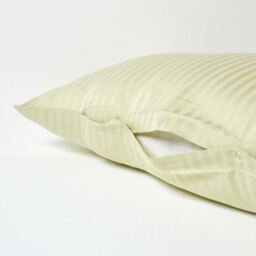 330 Thread Count Egyptian Cotton V Shape Pillowcase - Sage Green - thumbnail 3