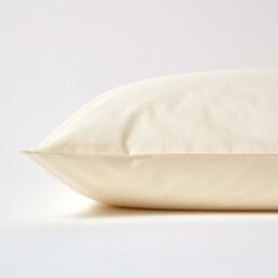 200 Thread Count Egyptian Cotton Housewife Pillowcase - Cream / 40cm - thumbnail 2