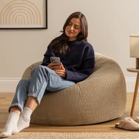 Kingston Classic Beanbag, Corduroy 2 Pack - Natural