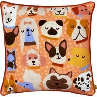 Woofers Dog Cushion - Multicolour / 80 Polyester 20 Feather