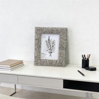 Speckled Chenille Photo Frame - Beige / 7 x 5 inch