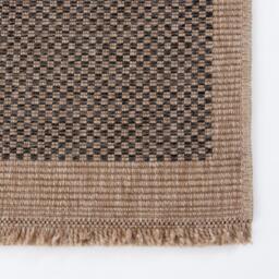 Nature Collection Checkered Outdoor Rug - Dark Grey / 200 x 290 cm - thumbnail 5