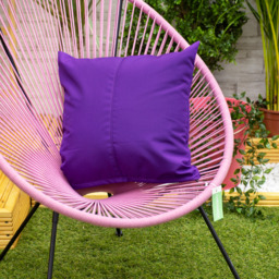 "Premium 18"" Centre Join Garden Scatter Cushion - Purple / 4" - thumbnail 2