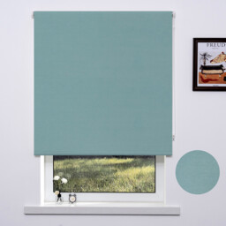 Textured Blackout Blinds - Mint / 60cm - thumbnail 2
