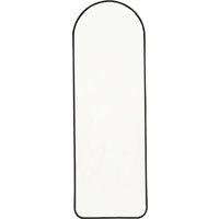 Wall Mounted Metal Frame Arch Full Length Mirror - Black - image 1