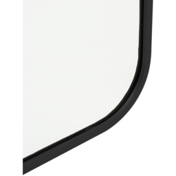 Wall Mounted Metal Frame Arch Full Length Mirror - Black - thumbnail 5