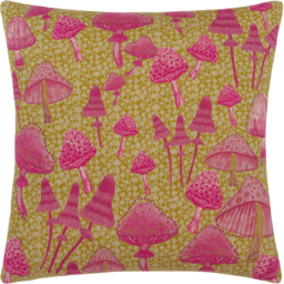 Mushroom Fields Abstract Cushion - Purple / 80 Polyester 20 Feather - thumbnail 2