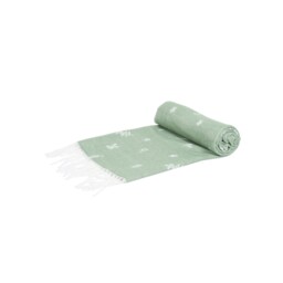 Foliage Woven Throw - Green - thumbnail 4