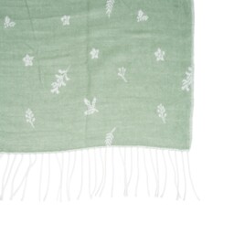 Foliage Woven Throw - Green - thumbnail 5