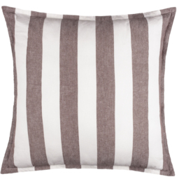 Hayle Cotton Outdoor Cushion - Chocolate - thumbnail 2
