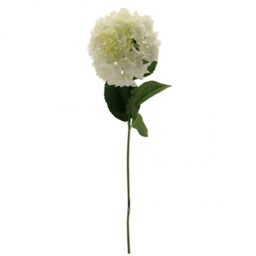 Artificial Silk Hydrangea Single Stem - Cream - thumbnail 3