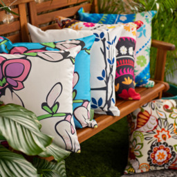 Floral Printed Outdoor Scatter Cushion - Floral Multi / 2 - thumbnail 2