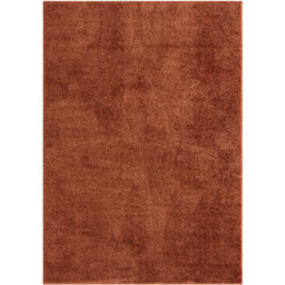 Comfy Washable Low Pile Living Room Plain Area Rug - Terracotta / 60x100 cm - thumbnail 4