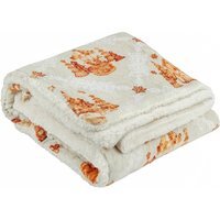 Sherpa Fleece Throw - Cloud Dust