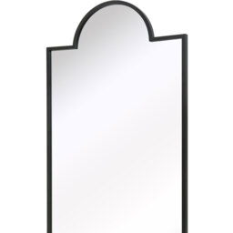 MirrorOutlet The Genestra Crown Modern Garden Mirror - Black / 85cm - thumbnail 5
