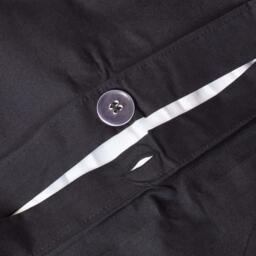 Egyptian Cotton Duvet Cover with Pillowcase - Black / Double - thumbnail 3