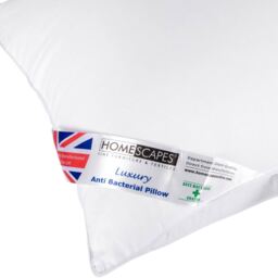 Homescapes Anti Bacterial Pillow Super Microfibre Extra Fill - White - thumbnail 3