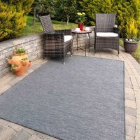 Slate Grey Soft Plastic Value Indoor Outdoor Area Rug - Slate Grey / 170 x 117cm - image 1