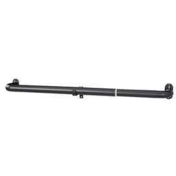 25-28mm Room Darkening Extendable Curtain Pole - Black - Black / 120cm - thumbnail 3