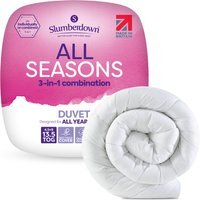Slumberdown Cosy Nights 13.5 Tog All Seasons Duvet - White / Single