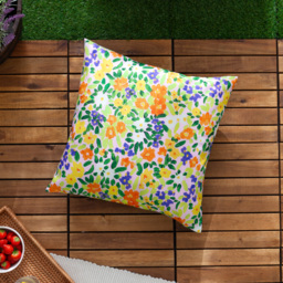 Confetti Floral Outdoor Cushion - Multicolour - thumbnail 5