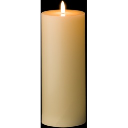 Luxer Collection Natural Glow 3.5 x 9 LED Ivory Candle - Ivory - thumbnail 2