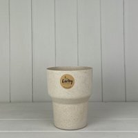 Earthy Natural Bamboo Minimalist Orchid Pot - Natural