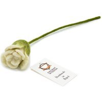 Elegant Felt White Roses Set of for Home Events - White - image 1