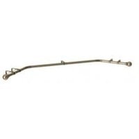28mm 400cm Antique Brass Ball End Eyelet Bay Pole Set - Antique Brass