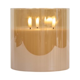 Decorative LED Candle - Amber - thumbnail 2