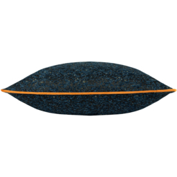 Galaxy Chenille Piped Cushion 50 x 50cm - Navy / Polyester - thumbnail 2