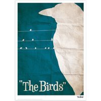 Alfred Hitchcock The Birds Limited Edition Art Print - Multi