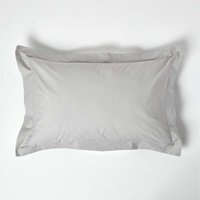 200 Thread Count Egyptian Cotton Oxford Pillowcase - Silver Grey