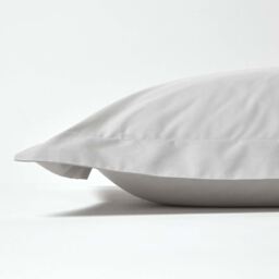 200 Thread Count Egyptian Cotton Oxford Pillowcase - Silver Grey - thumbnail 3