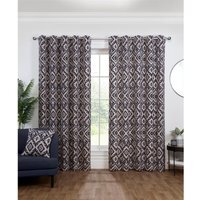 Marrakech Navy Eyelet Curtains - Blue / 168cm / 183cm - image 1