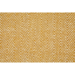 Herringbone Blanket Throw - Ochre / 178cm / 254cm - thumbnail 3
