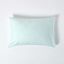 330 Thread Count Egyptian Cotton Housewife Pillowcase - Blue / 74cm / 48cm - thumbnail 4